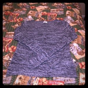 Navy and White Sweater